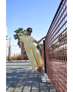 sustainable cropped sweatpants