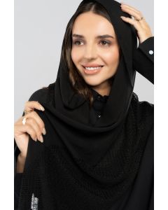 وشاح حجاب ثنائي الخامة