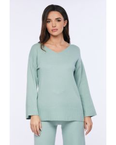 plain knitted pullover