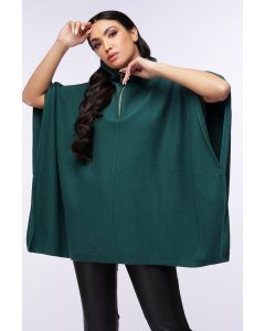 shawl top with high collar