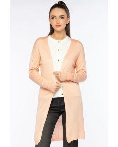 plain knitted cardigan