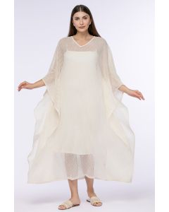 flowy mesh dress