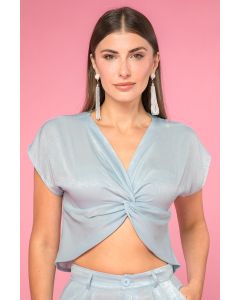 cropped top with twist