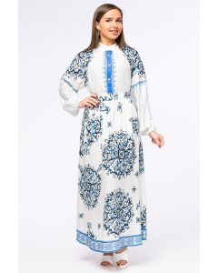 تنورة ماكسي مطبعة