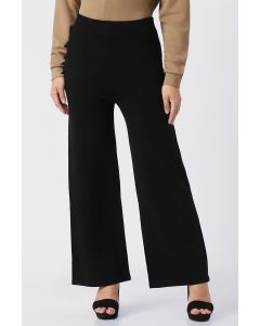 knitted flowy pants