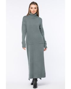 knitted maxi dress