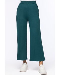 knitted flowy pants