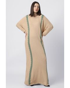 knitted maxi dress