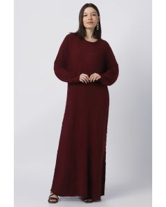 فستان صوف ماكسي