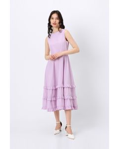 ruffled women dress