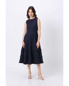ruffled women dress