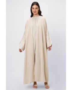 women abaya with embroidery