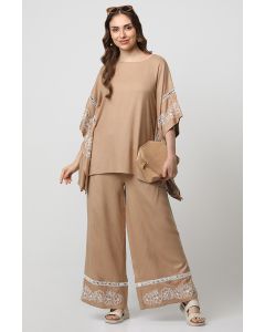 women pants with embroidery