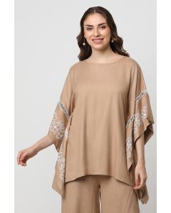women top with embroidery