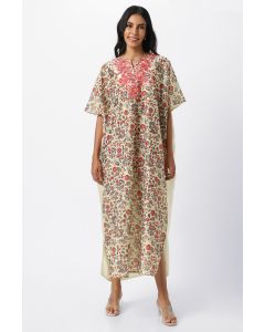 جلابية نسائية بتطريز