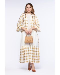 عباية نسائية بطبعات شرقية