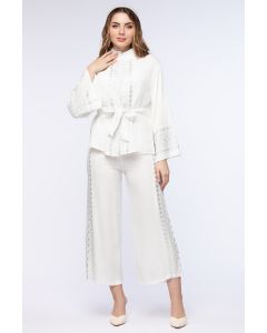 printed flowy women pants