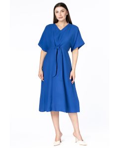 flowy women dress with waist strap