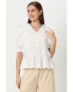 ruffled women top