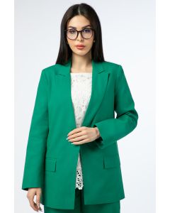 جاكيت بليزر نسائي بياقة مطوية وجيوب