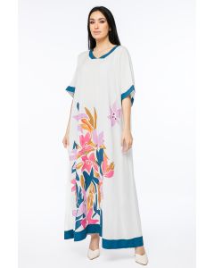 maxi women dress with print