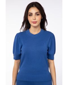short sleeves knitted women sweater