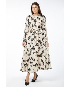 floral longline women dress