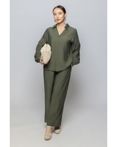Women Flowy Wide-Leg Summer Pants