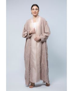 Womens Statement Outwear Abaya - A Masterpiece of Embroidery