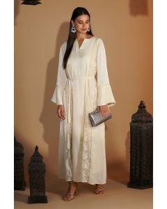 women maxi dress with dantel details