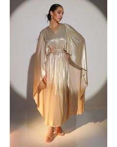 maxi women dress with over cape