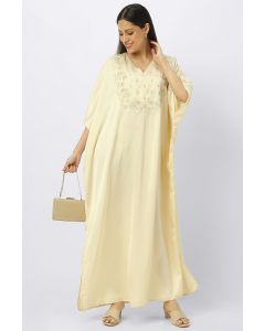 women jalabiya dress with embroidery