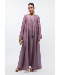 maxi women dress with embroidery