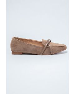 Women's Suede Flat Loafers - Effortless Chic