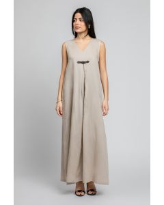 فستان ماكسي بدون أكمام