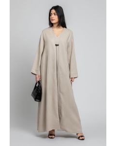 عباية مفتوحة بأكمام واسعة