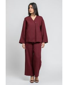 بنطلون واسع بجيوب جانبية