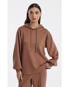 هودي نسائي واسع برباط