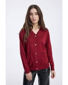 Button Front Knitted Cardigan
