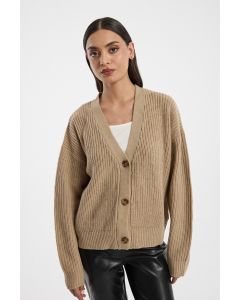 Knitted Button Down Cardigan