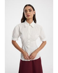 Short Sleeve Shirt with Button Front