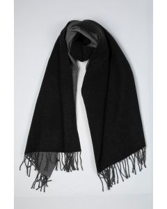 وشاح سادة ناعم مع شراشيب