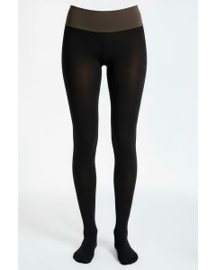 كولون تايت عالي الخصر غير شفاف