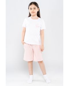 textured loungewear pyjama shorts