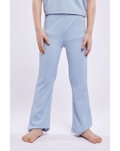 loungewear textured pants