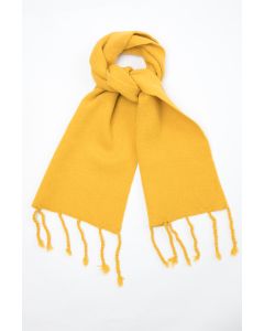 plain knitted scarf
