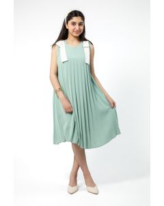 فستان بناتي بنمط كسرات