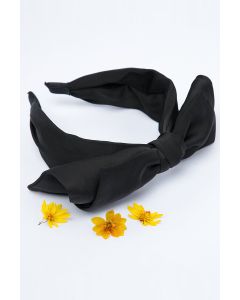 طوق شعر مزين بعقدة