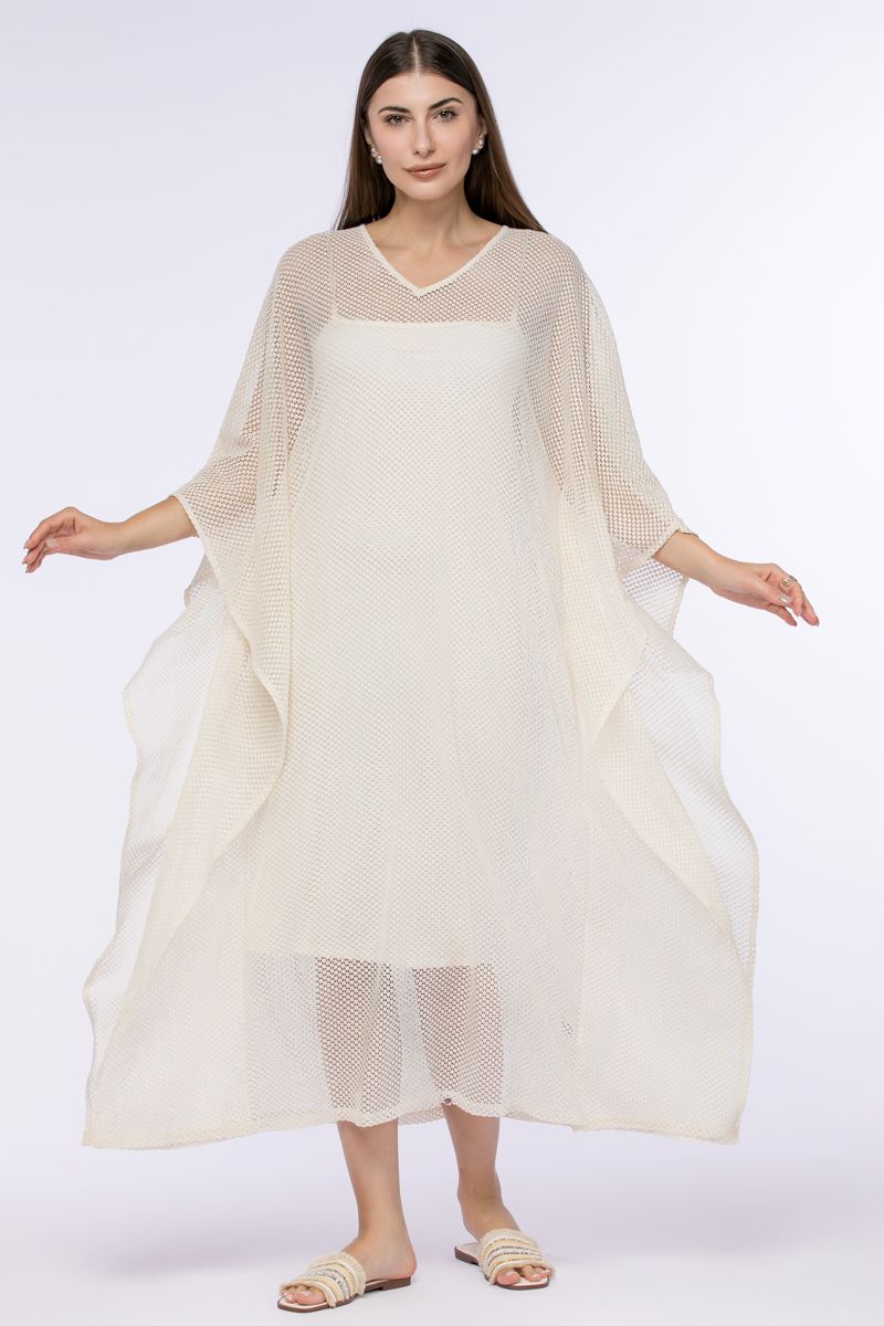 flowy mesh dress