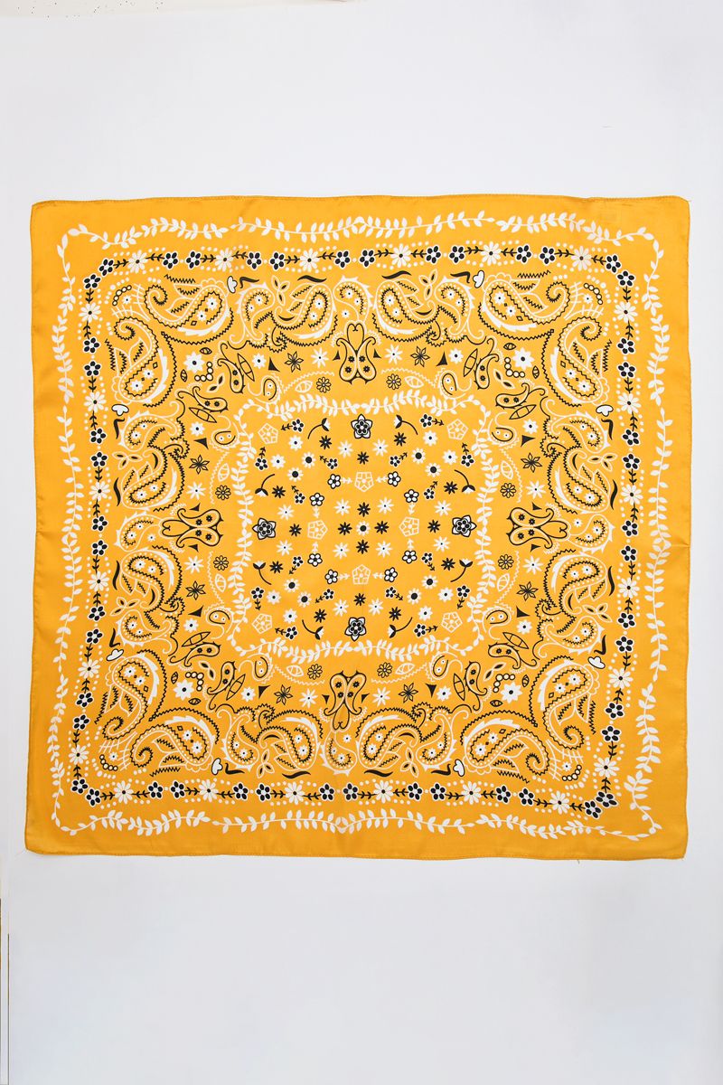printed folar scarf